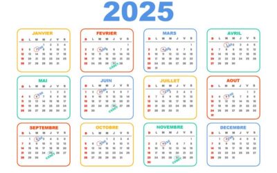 Image qui représente un calendrier avec la fréquence des réunions CSE